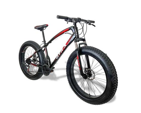 Bicicleta Fat Bike GTR X Aro 26 Pneus 4 0 Freios a Disco Câmbios