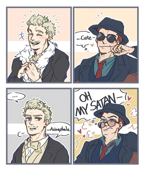 빼므 on Twitter in 2024 Good omens book Cute gay Best