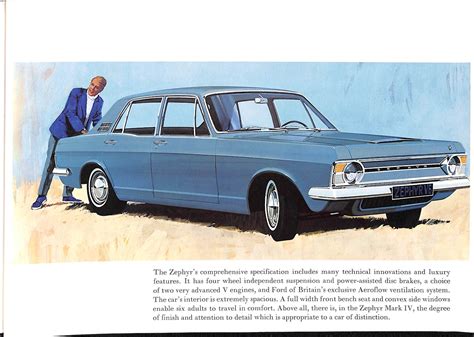 Ford Zephyr V Zephyr Brochure Motormedia