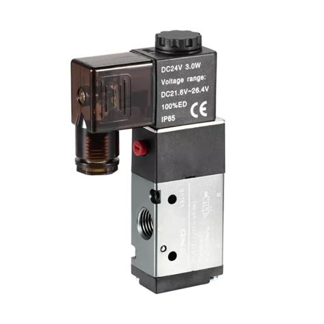 3V210 08 VÁLVULA SOLENOIDE de aire individual NO DC24V 3 Vías 2P de