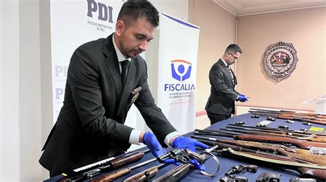 Pdi Recupera Decenas De Armas Que Se Encontraban De Manera Irregular En