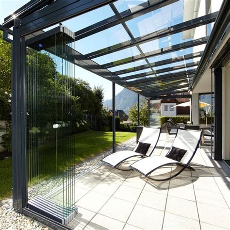 Terrassenverglasung Terrasse Glasdach Verglasung Glas