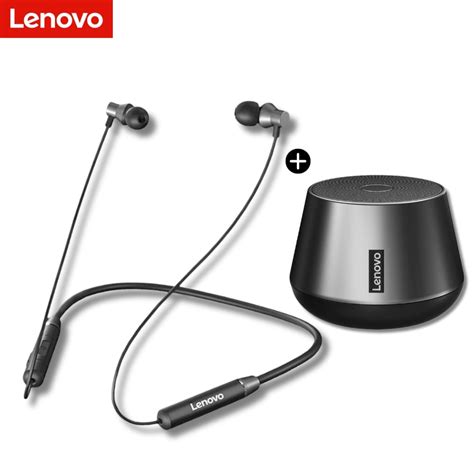 Ripley SET AUDÍFONOS LENOVO IN EAR HE05 BLUETOOTH COMBO PARLANTE K3 PRO