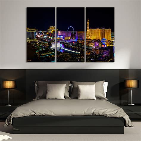 Las Vegas Multi Panel Canvas Wall Art | ElephantStock