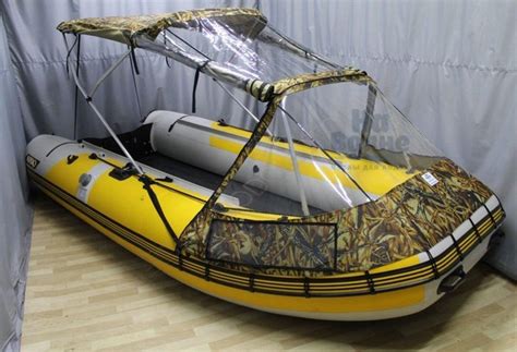 Тент-КОМБИ для лодки ПВХ 320-355 - купить в Москве за 14200 руб.