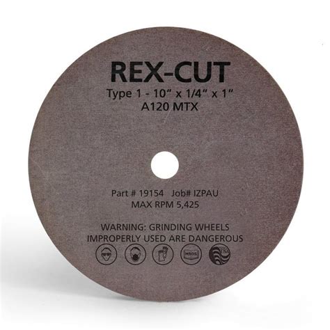 Finishing Wheel Rex Cut Abrasives Deburring Flat Metal