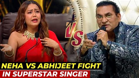 Neha Kakkar Vs Abhijeet Bhattacharya Big Fight In Reality Show