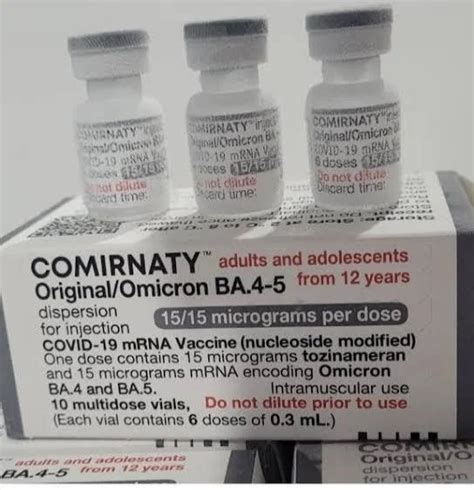 Comirnaty Omicron Ba At Rs Bottle New Delhi Id