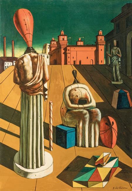 Giorgio De Chirico Lines And Colors