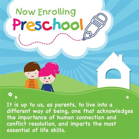 Now Enrolling Preschool Poster Design Drawing By Serena King Fine Art