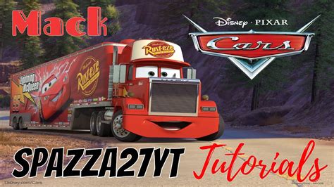 Minecraft Disney Pixar Cars Mack Truck Tutorial Youtube