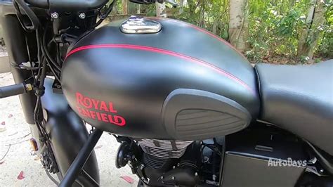 New Classic 350 Bs6 Stealth Black Engine Sound Royal Enfield Classic