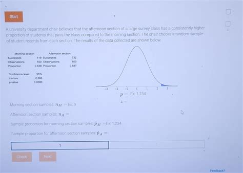 Solved A University Department Chair Believes That The Chegg