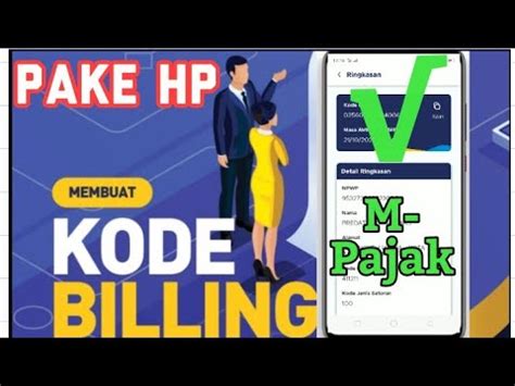 Buat Ebilling Pajak Lewat HP Di Aplikasi M Pajak YouTube