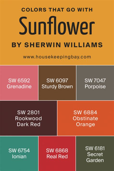 Sunflower Sw 6678 Paint Color By Sherwin Williams