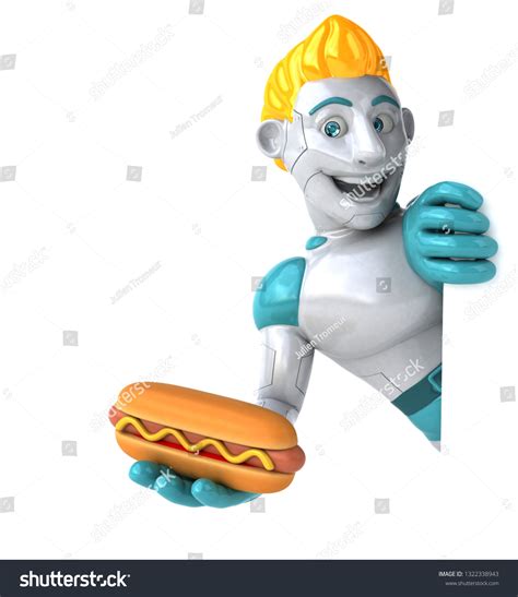 Robot 3d Illustration Stock Illustration 1322338943 Shutterstock