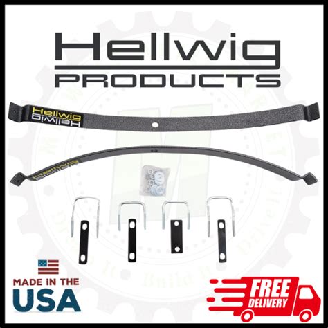 Hellwig 980 EZ 990 Leaf Helper Spring Kit Fits 2014 2022 Toyota