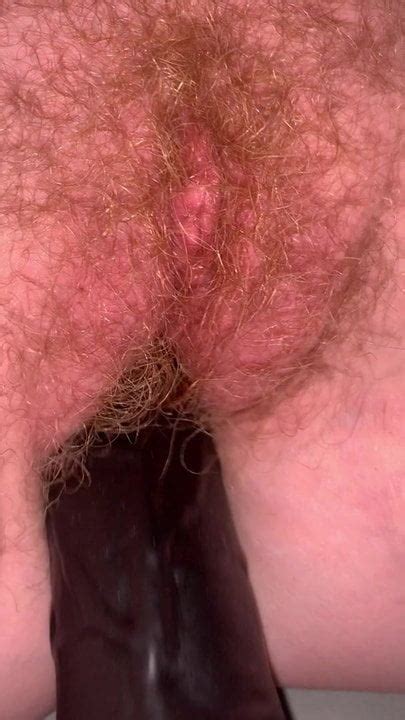 Black Dildo Fucking Hairy Pussy XHamster