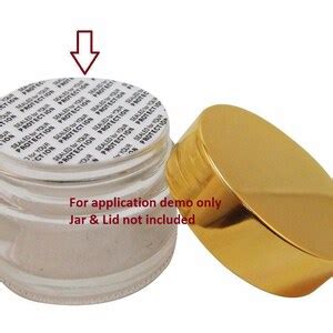 58mm Pressure Sensitive PS Foam Cap Liners Seal Tamper Seal 2 28 Sealed