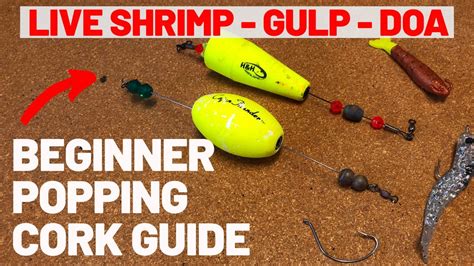 Beginner Guide How To Rig And Fish A Popping Cork For Redfish Trout