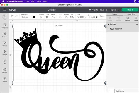 Birthday Queen Cake Topper Svg Queen With Crown Cake Topper Svg Queen