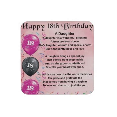 Daughters 18th Birthday Quotes Quotesgram