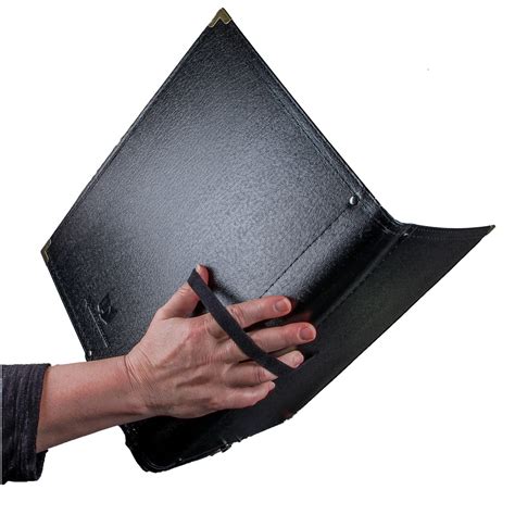 Black Deluxe Choir Folders with Hand Strap - My Music Folders