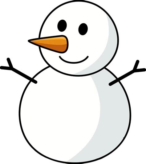 Snowman Christmas Cartoon Colored Clipart 10789365 Vector Art at Vecteezy