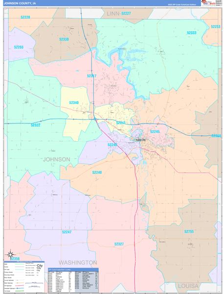 Maps of Johnson County Iowa - marketmaps.com