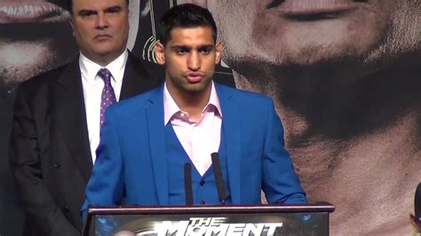 Amir Khan Talks Fight With Luis Collazo At Press Conference Youtube