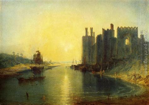 Caernarvon Castle by Joseph Mallord William Turner | Oil Painting ...