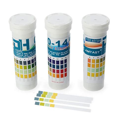 Amtast Ph Test Strips Universal Ph Paper Acid Alkaline Ph