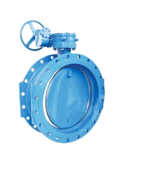 DN250 Flanged Soft Sealing Double Eccentric Flange Butterfly Valve