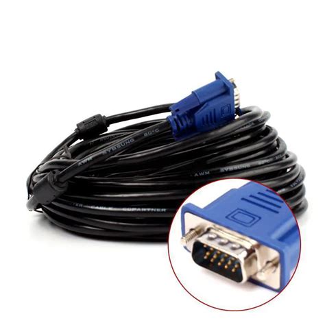 Onsale 5m10m Vgasvga Cable High Quality Hd 15 Pin Vga Male To Male