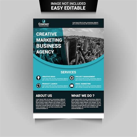 Business Flyer Template Vector Premium