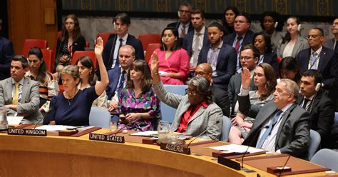 U N Security Council Passes U S Backed Cease Fire Resolution The