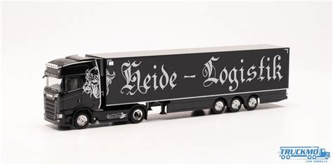 Herpa Heide Logistik Scania CS20HD Reefer Semitrailer 316897 TRUCKMO