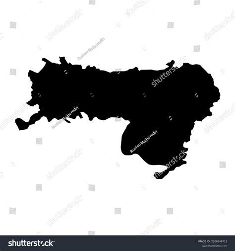 Srem District Map Administrative District Serbia Stock Vector Royalty