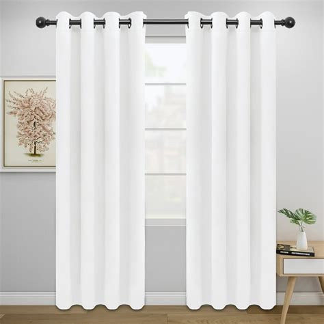 Easy-Going Thermal Insulated Blackout Curtains for Bedroom, Set of 2 ...