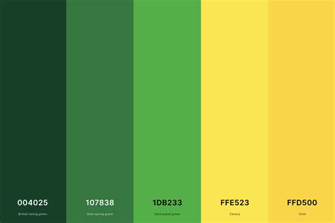 25 Best Yellow Color Palettes With Names And Hex Codes Creativebooster