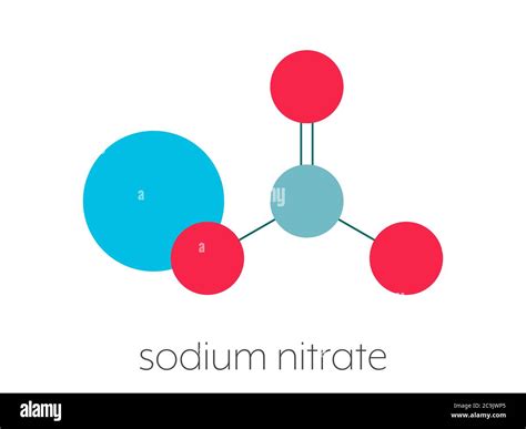 Nitrate De Sodium Structure Chimique Formule Squelettique Stylis E