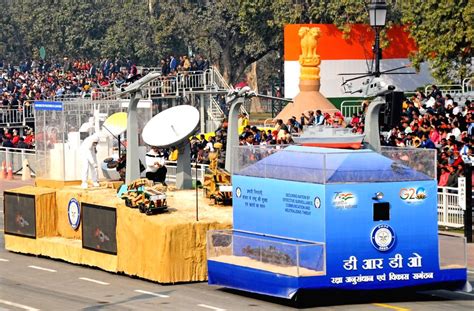 New Delhi DRDO Tableau During The Full Dress Rehearsals Ahead Of The