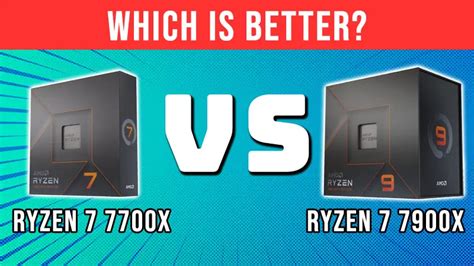 Amd Ryzen 7 7700x Vs Ryzen 9 7900x Which Is Better Xtremegaminerd