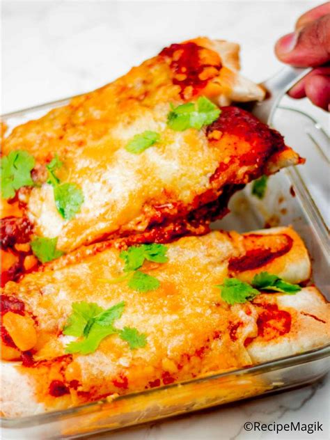 Turkey Enchiladas Recipe Recipemagik