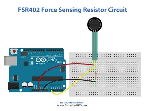 FSR402 Force Sensing Resistor Arduino Tutorial