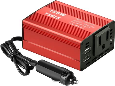 Amazon Ysolx W Car Power Inverter Dc V To V Ac Outlet