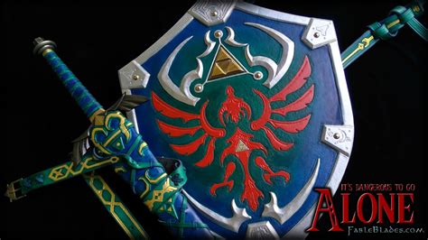 Real Master Sword And Hylian Shield Build By Fable Blades Custom Swordsmith