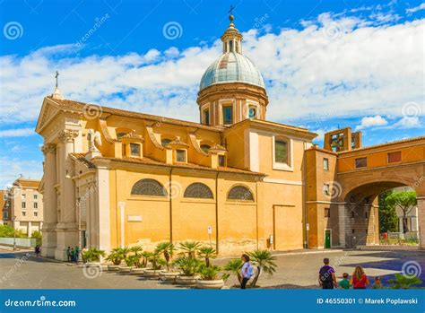 Saint Rocco Church In Rome Editorial Photo Image Of Columns