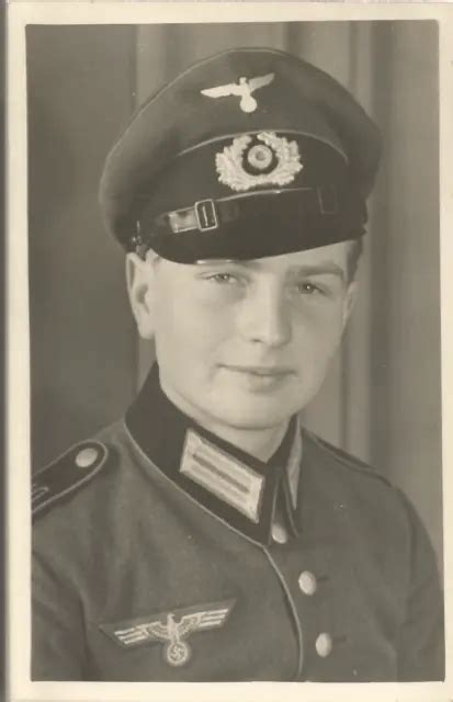 Fotokarte Wk Soldat Der Dt Wehrmacht Portr T Eur Picclick De