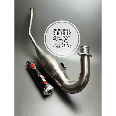 Jual KNALPOT STAINLESS DBS KR150 COBRA NINJA R SS DAN RR ORIGINAL